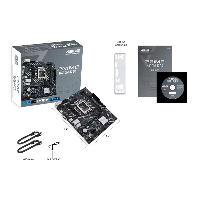 مادربرد ایسوس مدل PRIME H610M-K D4